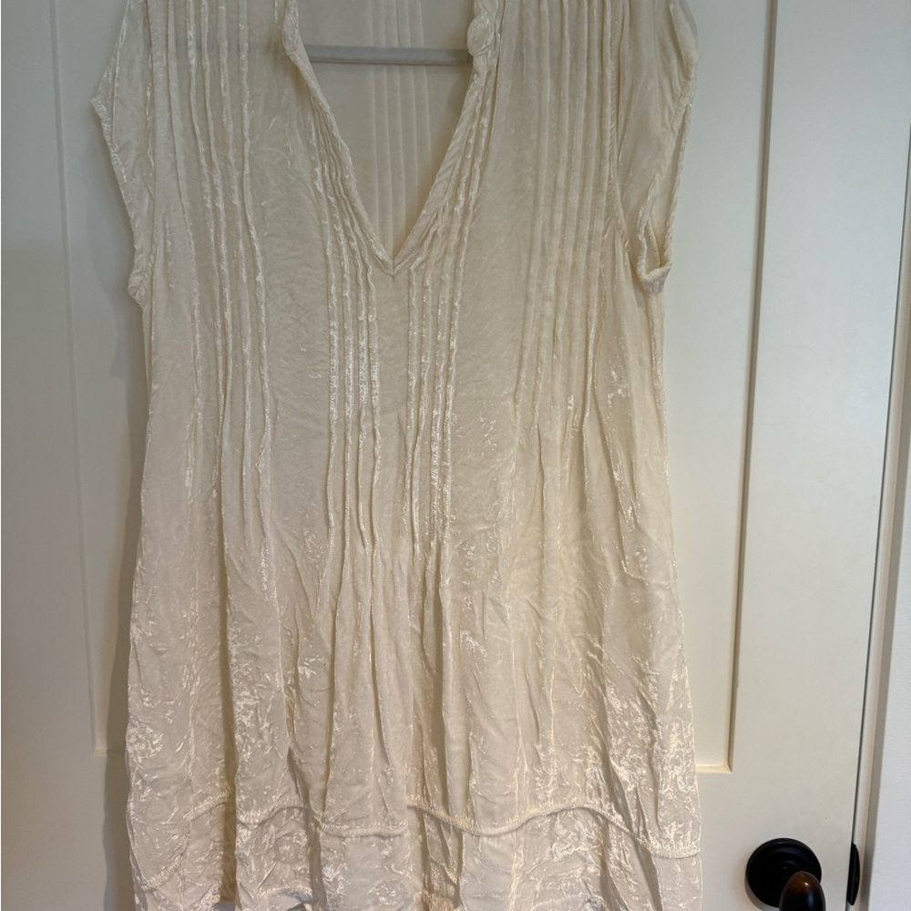 CP Shades Cream Textured Tunic